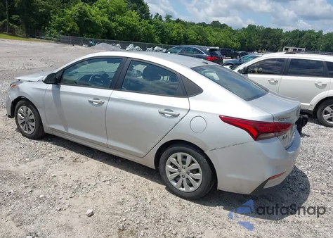2020 Hyundai Accent Se из США, поврежденный, VIN 3KPC24A6XLE106727